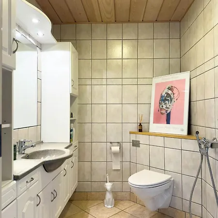 Colourful With Panorama Near Sejer Bay Casa de Férias Fårevejle